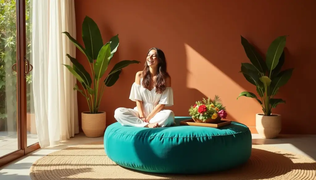 47 Ideias de Como Usar Puff na Decoração da Sala sem Errar