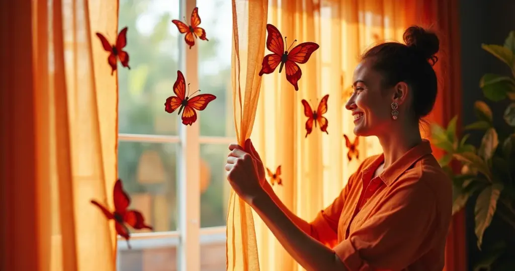 21 Ideias de Cortina de Borboleta para Decoração que Transformam Ambientes