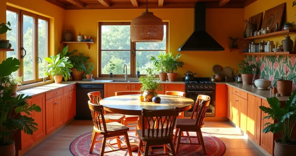 15 Ideias de Cozinha com Mesa que Funcionam no Brasil