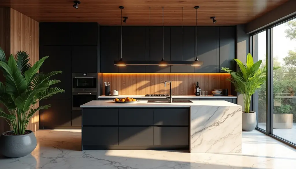 47 Ideias de Cozinha Planejada Preta que Transformam o Ambiente