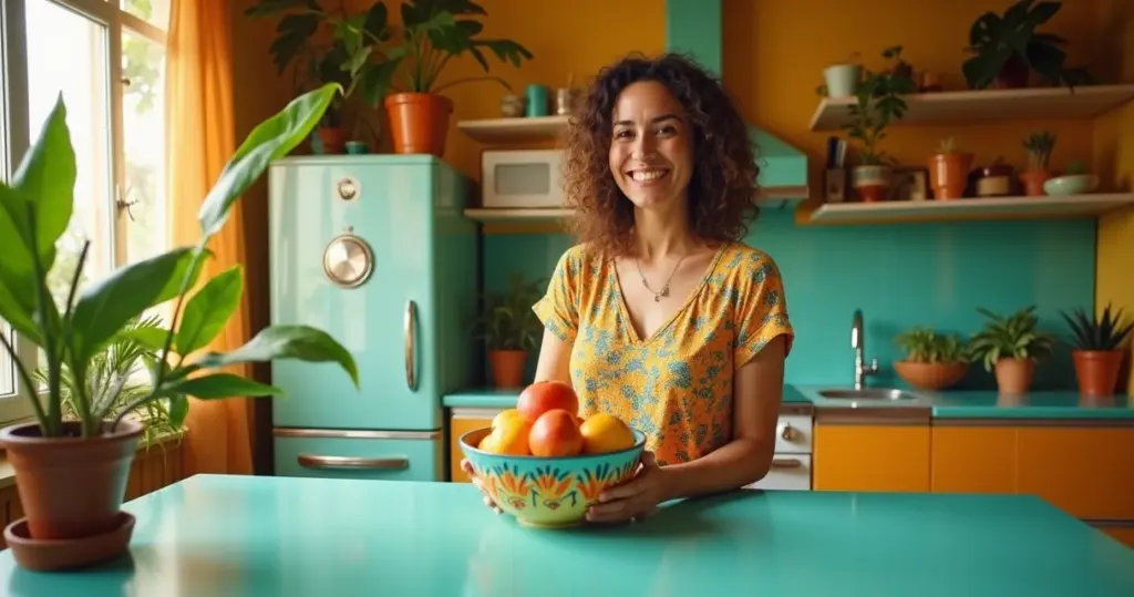 32 Ideias de Cozinha Retro que Juntam Nostalgia e Praticidade