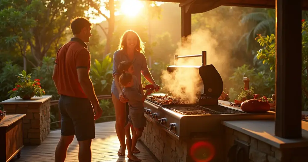 Deck com Churrasqueira: O Segredo da Integração Perfeita