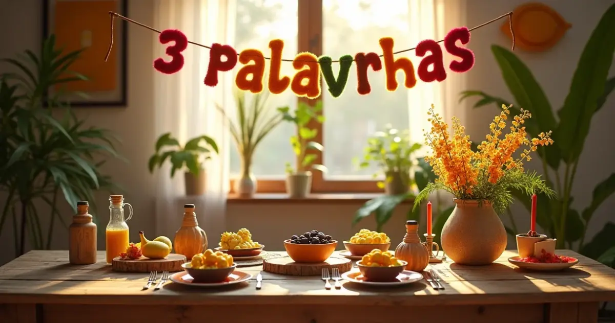 27 Ideias de Decoração 3 Palavrinhas para Imprimir e Transformar Sua Festa