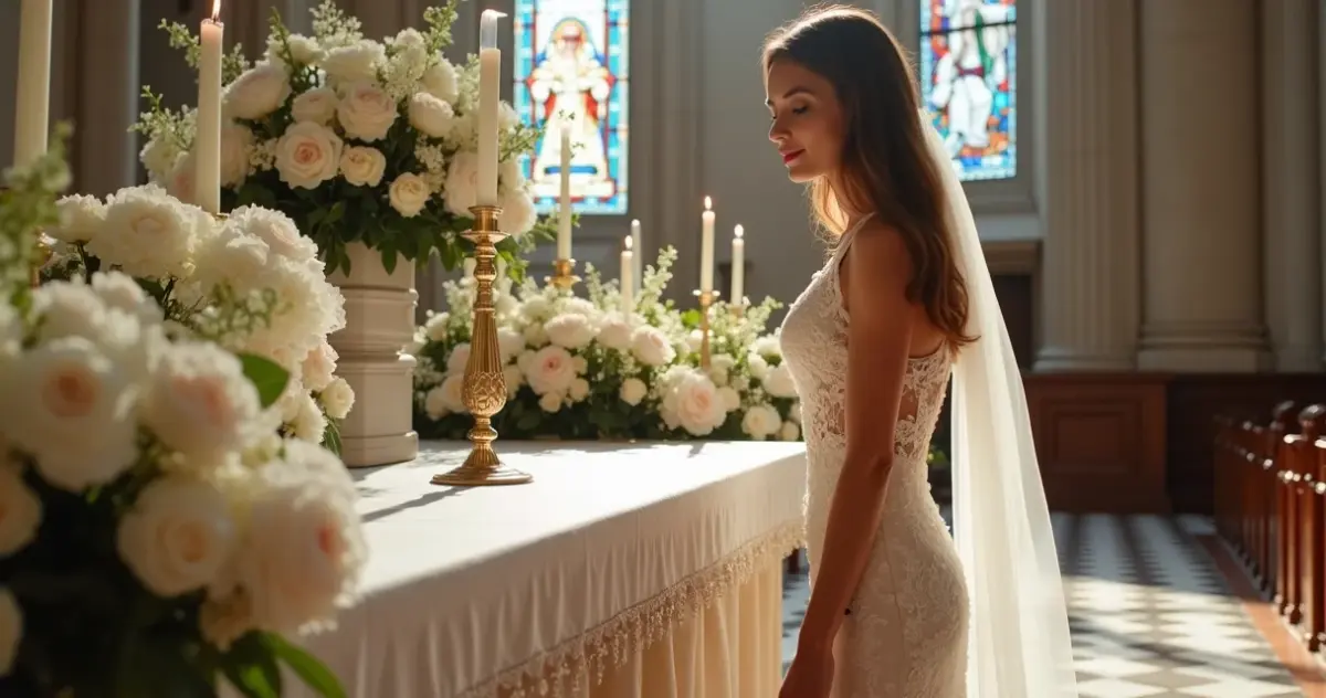 17 Ideias de Decoração Altar Igreja Católica Casamento Que Criam Memória Eterna