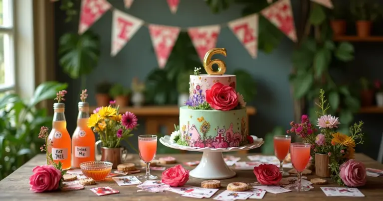 15 Ideias de Decoração Aniversário Alice no País das Maravilhas Que Criam Magia Real