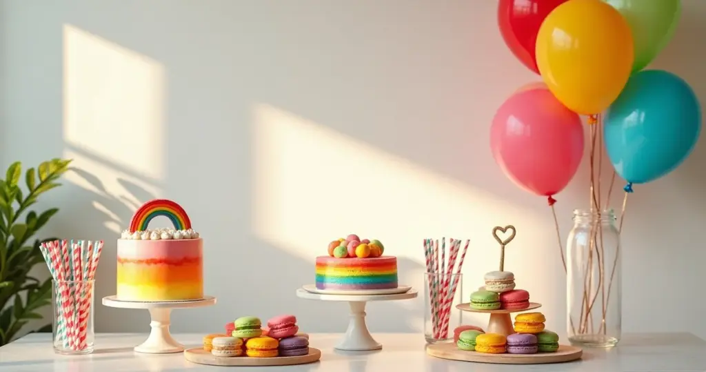27 Ideias de Decoração Arco-Íris para Festa Infantil (Com Dicas de Custo)