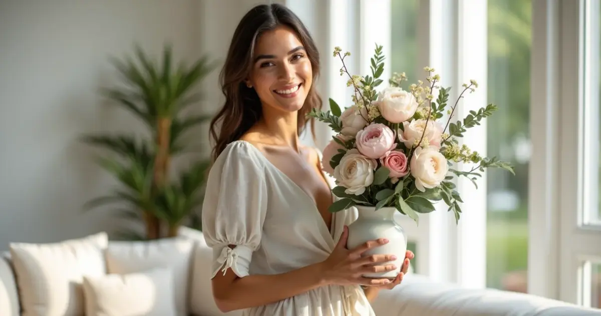 12 Ideias de Decoração Arranjos de Flores Artificiais que Enganam Até Expert