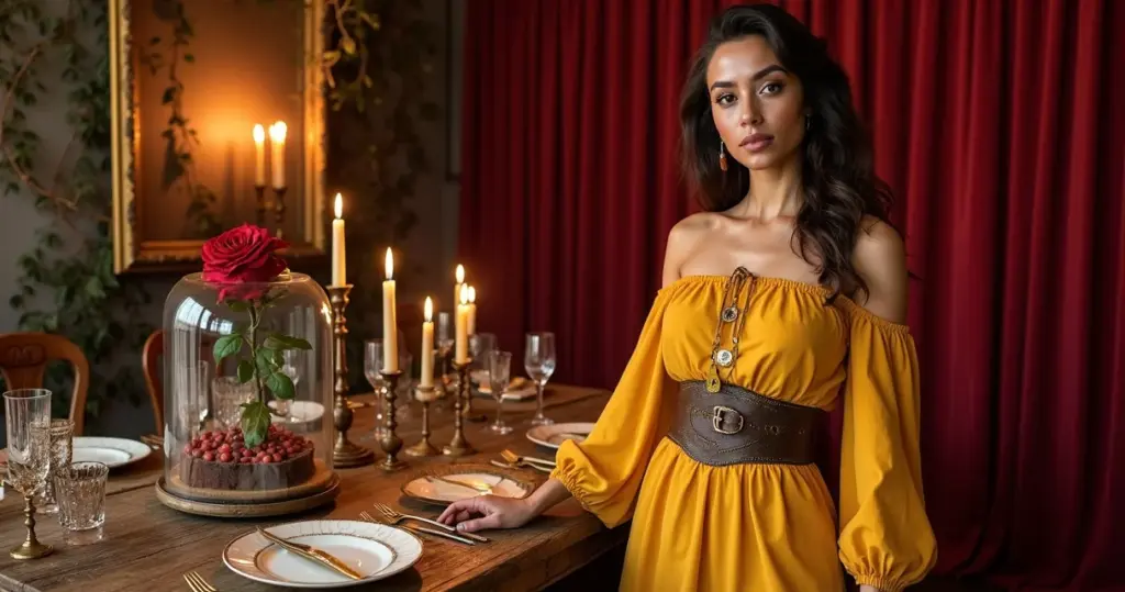 15 Ideias de Decoração Bela e Fera que Transformam Festas em Contos