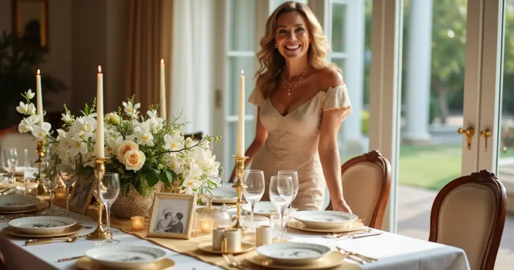 15 Ideias de Decoração Bodas de Ouro Mesa Que Contam Sua História