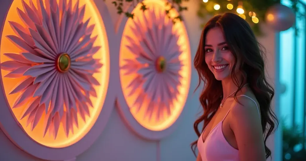 15 Ideias de Decoração com 2 Painel Redondo para Festas com Efeito 3D