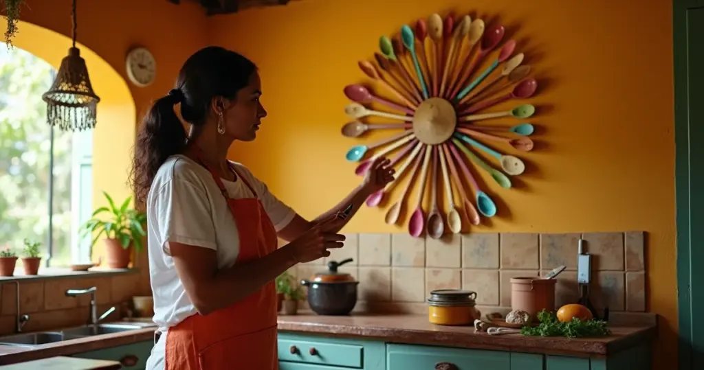 12 Ideias de Decoração com Colher de Madeira que Vão Transformar Sua Casa