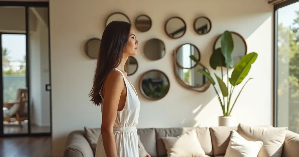 15 Ideias de Decoração com Espelhos Redondos para Transformar Seu Espaço