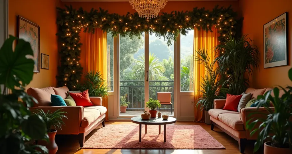 12 Ideias de Decoração com Festão de Natal para Transformar sua Casa