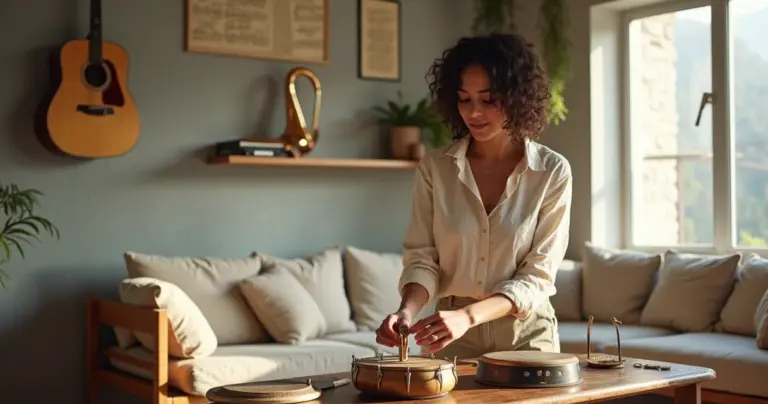 12 Ideias de Decoração com Instrumentos Musicais para Ambientes com Alma