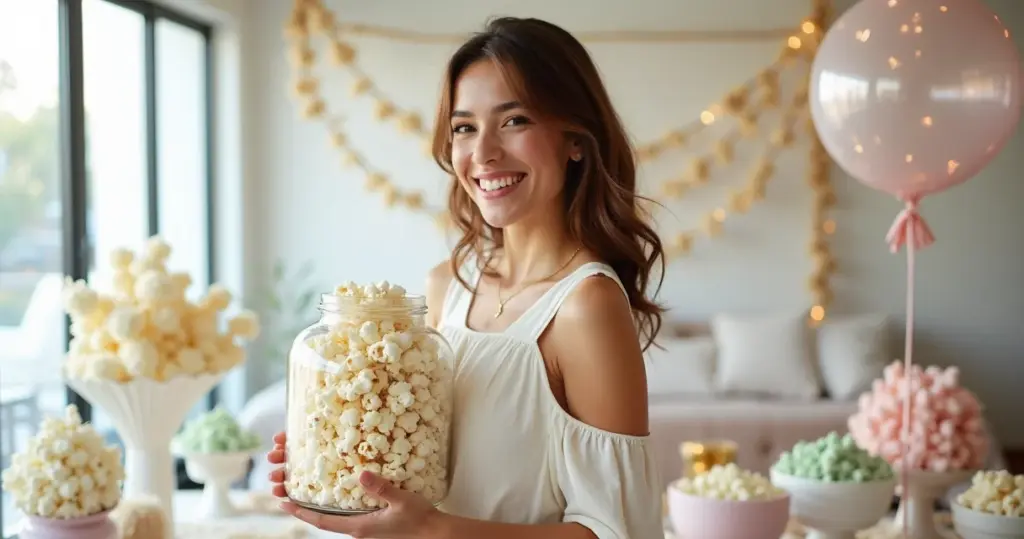 45 Ideias de Decoração com Pipoca para Festas Incríveis e Baratas 45 Ideias de Decoração com Pipoca para Festas Incríveis e Baratas