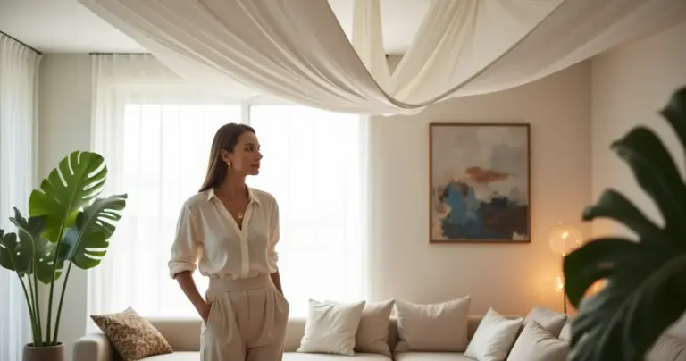 12 Ideias de Decoração com Tecido Tensionado que Transformam Qualquer Ambiente 12 Ideias de Decoração com Tecido Tensionado que Transformam Qualquer Ambiente