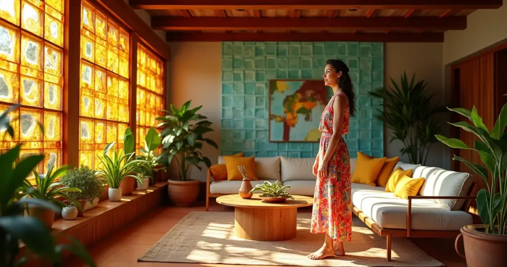 21 Ideias de Decoração com Tijolo de Vidro na Parede para Iluminar Sua Casa