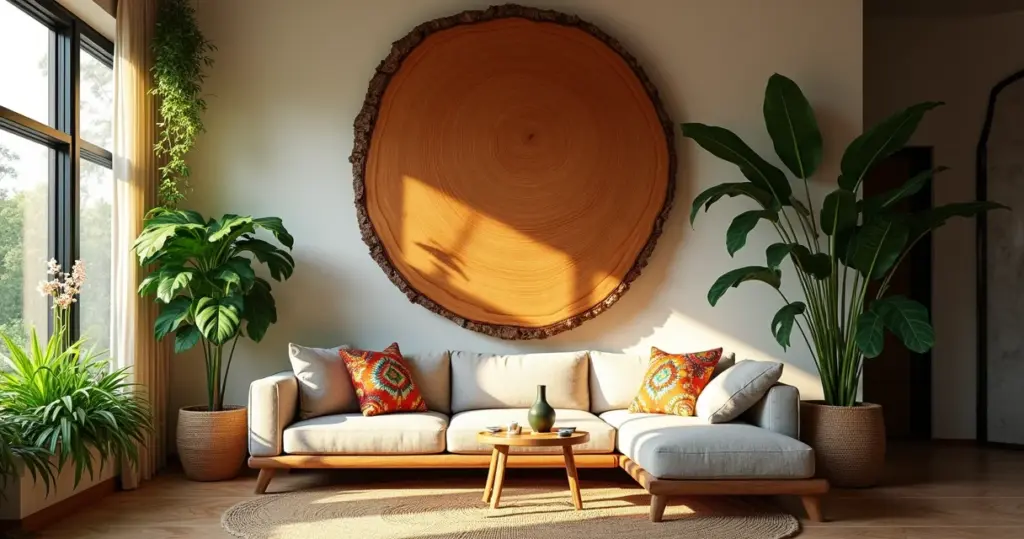 25 Ideias de Decoração com Tronco de Árvore na Parede que Vão Transformar Sua Casa