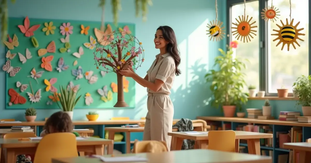 27 Ideias de Decoração da Primavera para Escola que Ensinam Mais que Flores