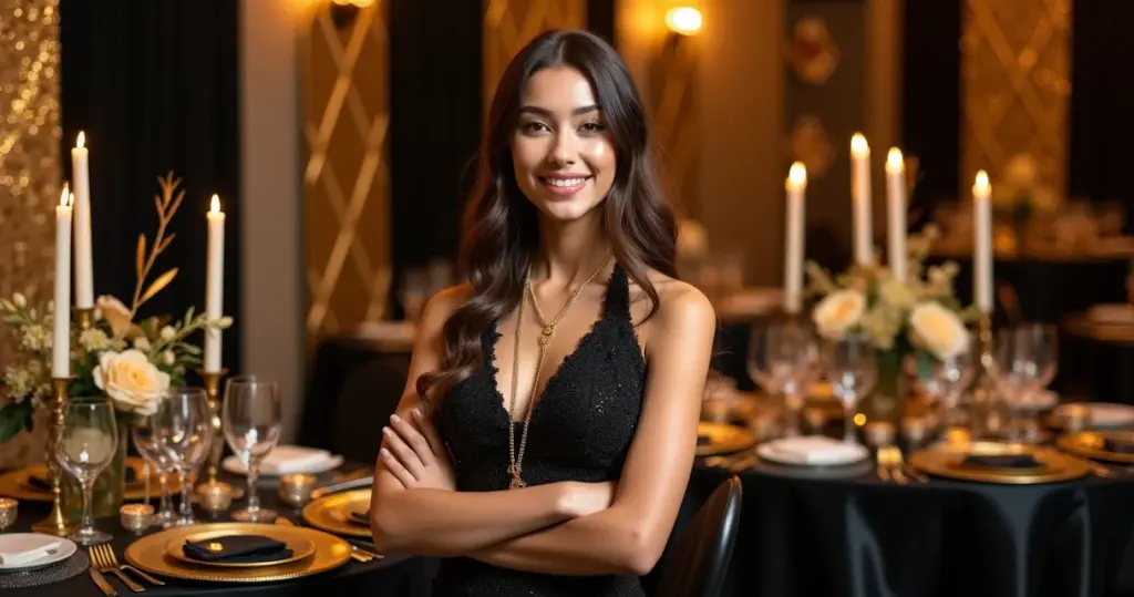 15+ Ideias de Decoração de 15 Anos Preto e Dourado que Brilham em 2026