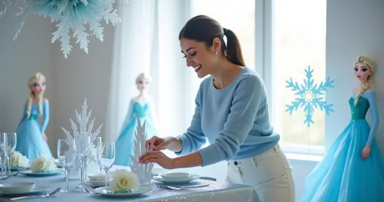 23 Ideias de Decoração de Aniversário Frozen que Encantam sem Gastar Fortuna