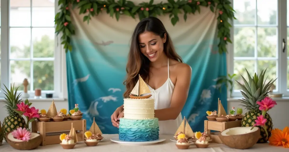 18 Ideias de Decoração de Aniversário Moana Baby que Impressionam Gastando Pouco