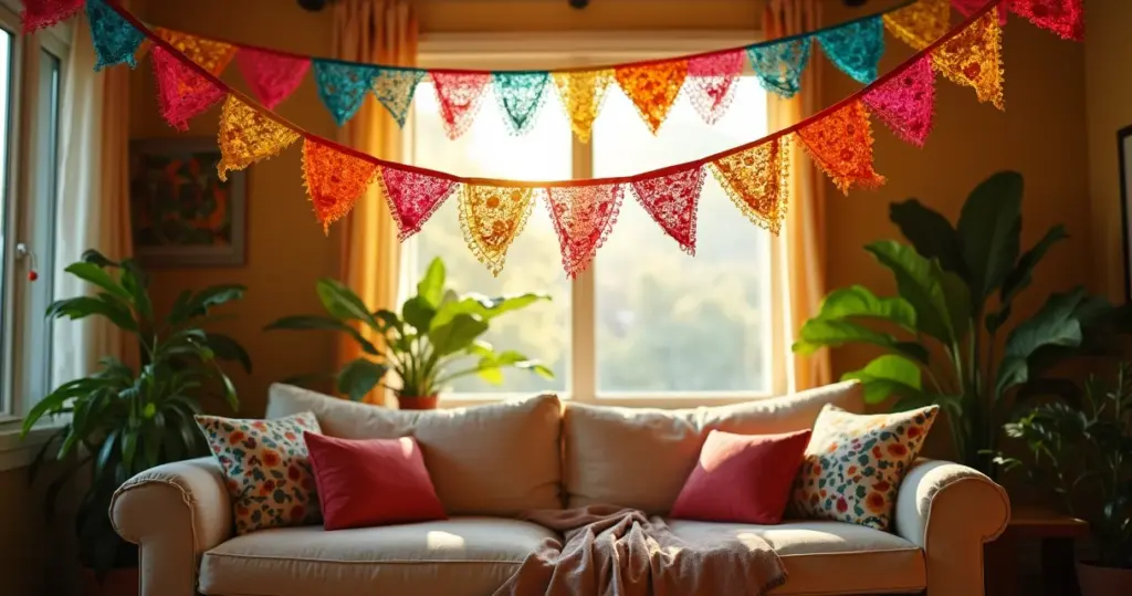 15 Ideias de Decoração de Bandeirola que Transformam Qualquer Ambiente 15 Ideias de Decoração de Bandeirola que Transformam Qualquer Ambiente