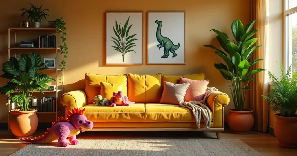 27 Ideias de Decoração de Dinossauros que Educam e Encantam 27 Ideias de Decoração de Dinossauros que Educam e Encantam
