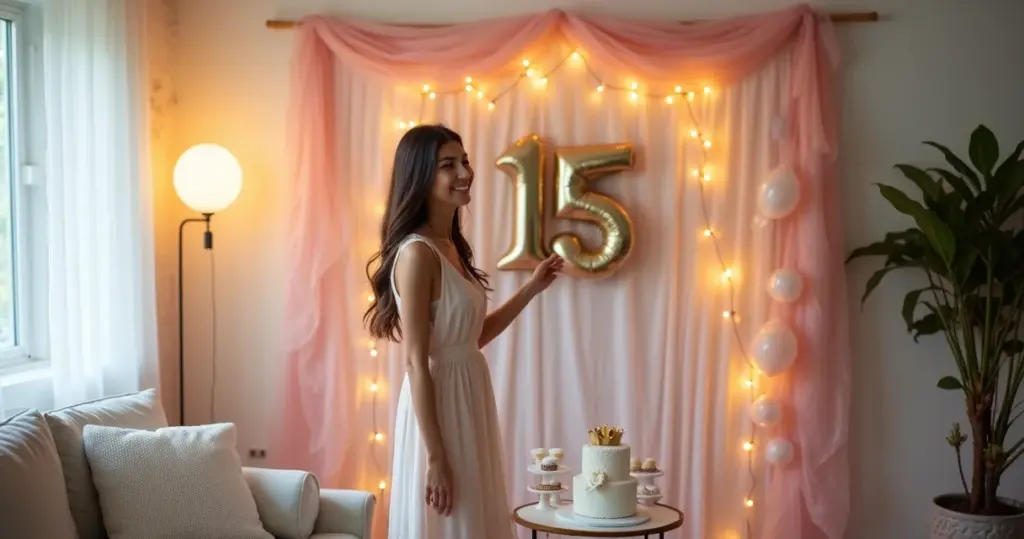 18 Ideias de Decoração de Festa de 15 Anos Simples em Casa (Economize 40%) 18 Ideias de Decoração de Festa de 15 Anos Simples em Casa (Economize 40%)