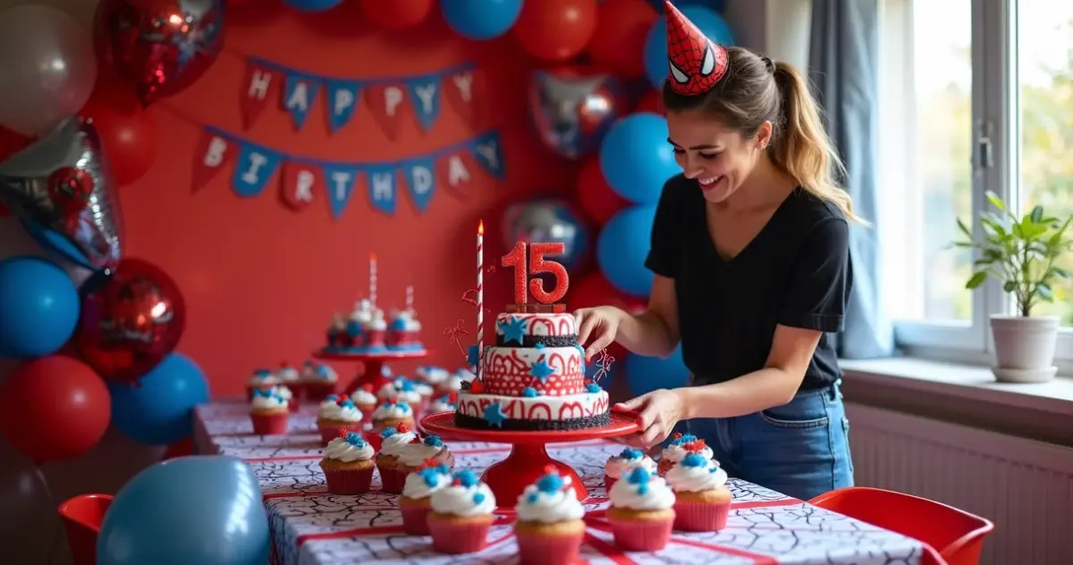 15 Ideias de Decoração de Festa Homem-Aranha que Encantam e Economizam