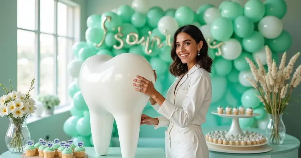 27 Ideias de Decoração de Festa Tema Dentista que Funcionam pra Todo Mundo