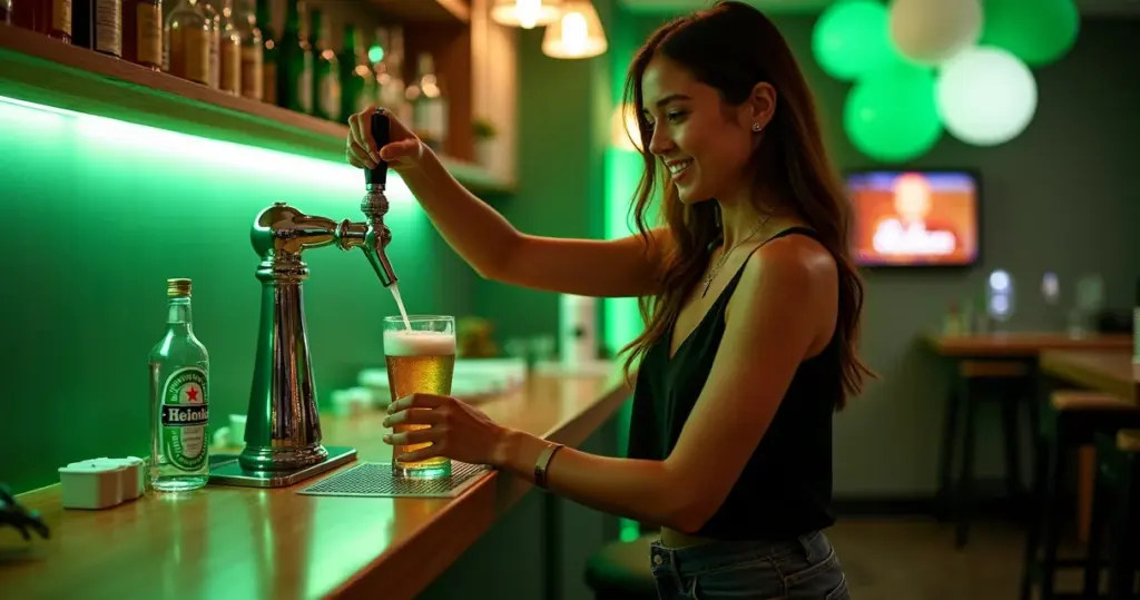 15 Ideias de Decoração de Heineken que Transformam sua Festa em Pub Premium 15 Ideias de Decoração de Heineken que Transformam sua Festa em Pub Premium