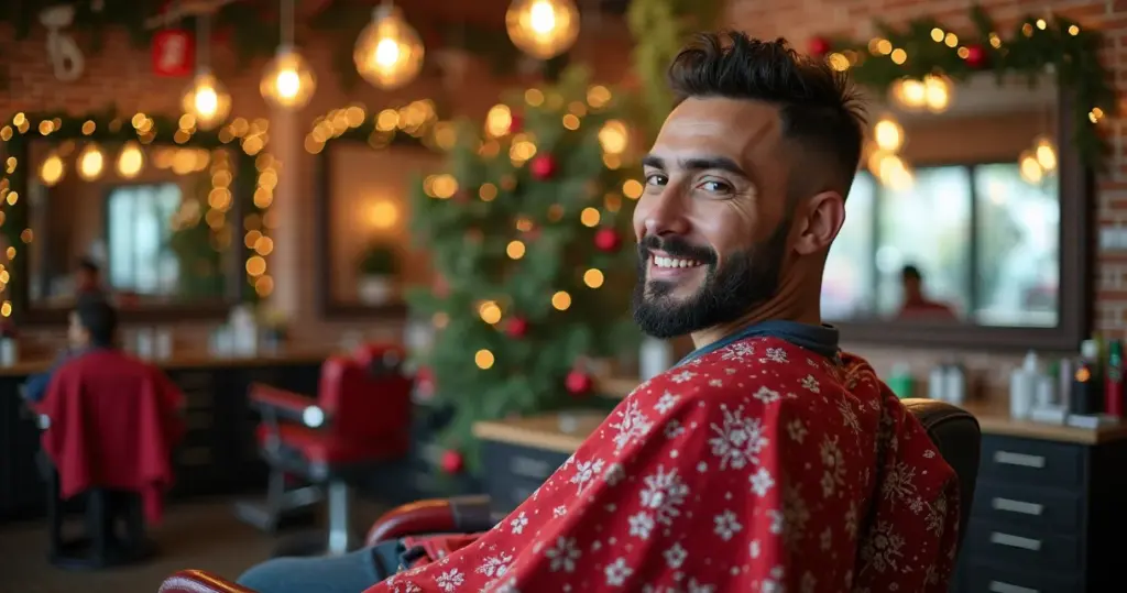 27 Ideias de Decoração de Natal Barbearia Que Aumentam Seu Faturamento