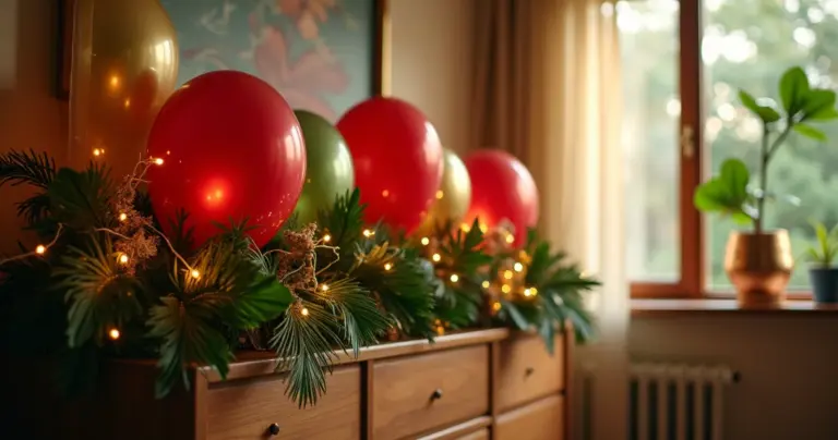27 Ideias de Decoração de Natal com Balões que Parecem de Designer