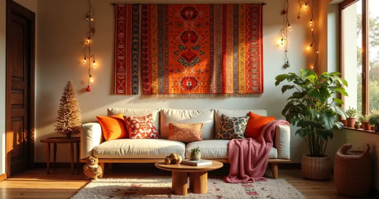 Decoração de Natal com Tecido na Parede: Transforme sua Casa em 4 Horas Decoração de Natal com Tecido na Parede: Transforme sua Casa em 4 Horas