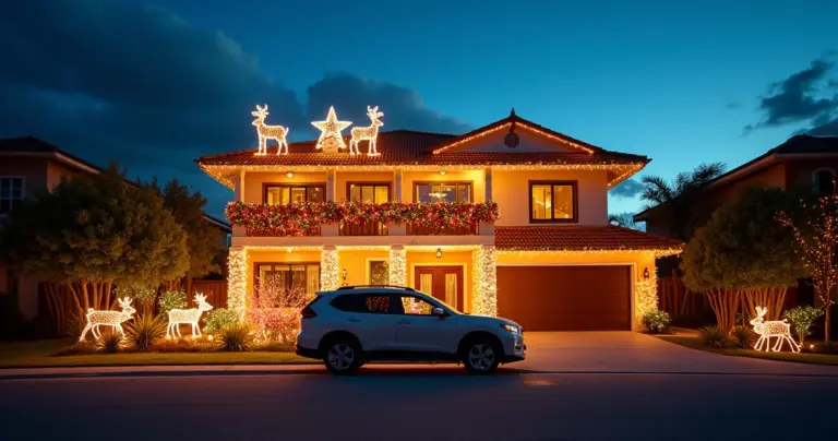 15 Ideias de Decoração de Natal Externa Casa Que Fazem Vizinhos Pararem
