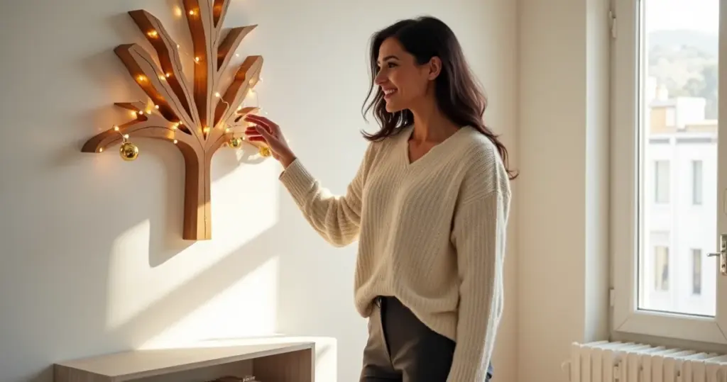 27 Ideias de Decoração de Natal para Parede que Salvam Espaço em 2026