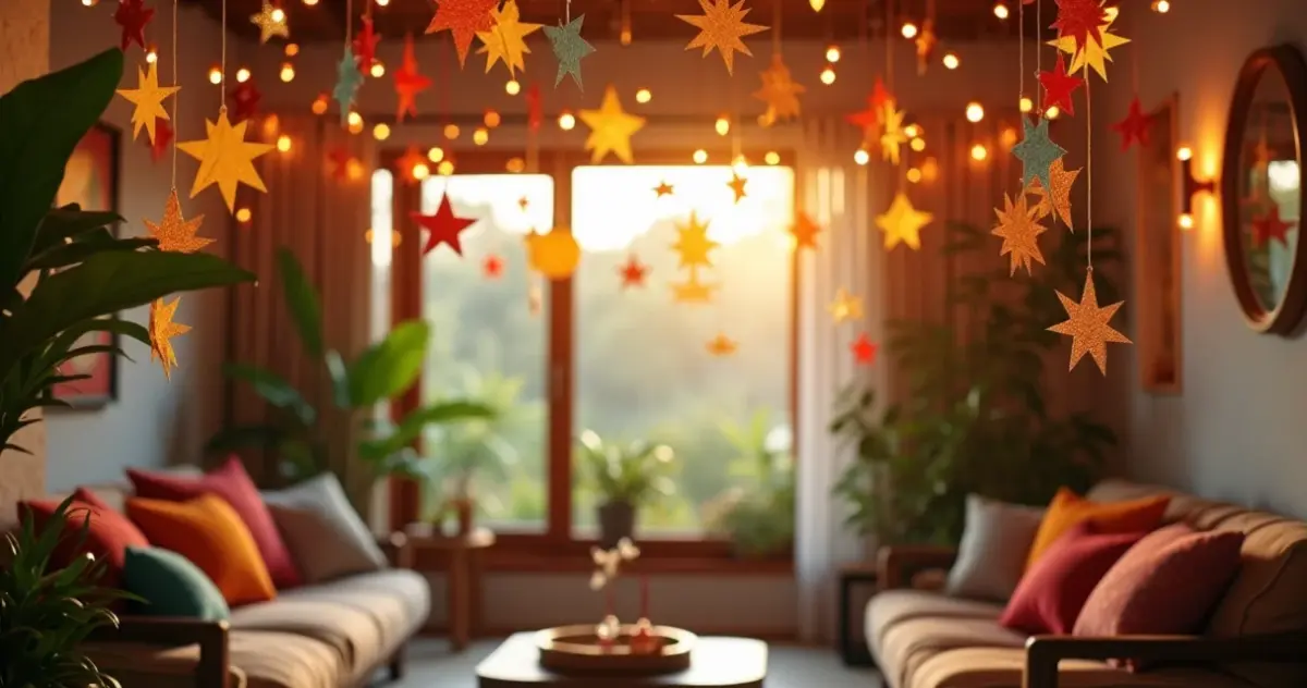 15 Ideias de Decoração de Natal para Pendurar no Teto e Transformar Ambientes
