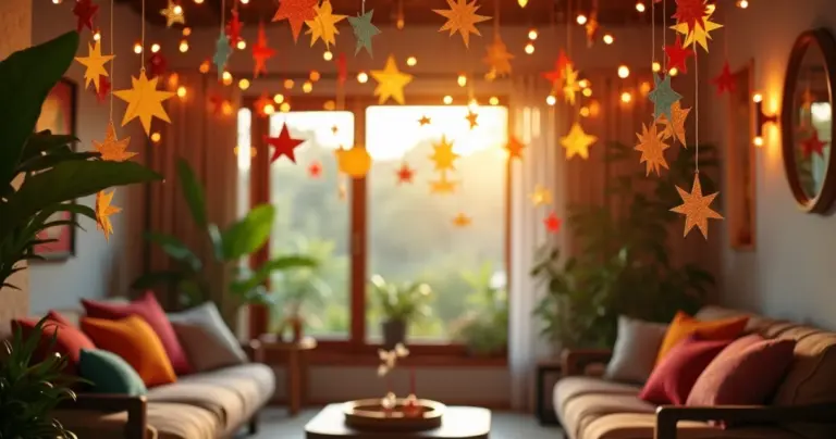 15 Ideias de Decoração de Natal para Pendurar no Teto e Transformar Ambientes