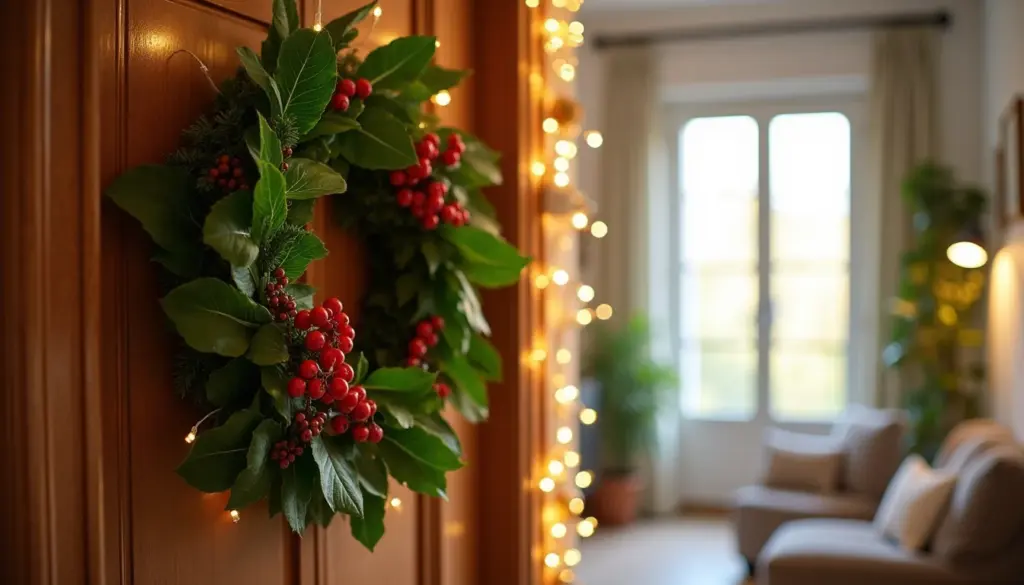 47 ideias de decoração de natal para porta de apartamento sem furar