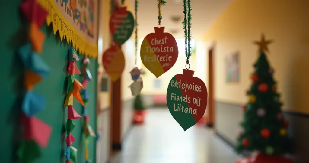 15 Ideias de Decoração de Natal Simples para Escola que Ensinam Valores