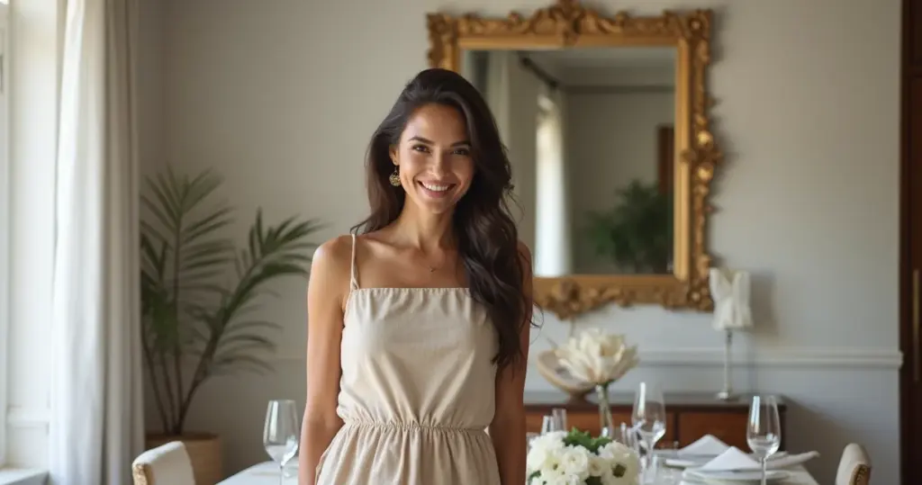 12 Ideias de Decoração de Parede de Sala de Jantar com Espelho para Ampliar