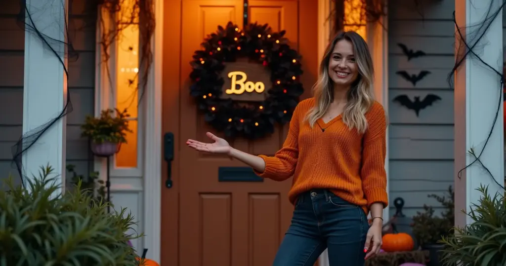 21 Ideias de Decoração de Porta Halloween que Vão Impressionar Seus Vizinhos