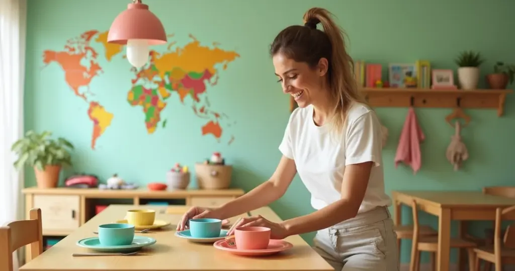 15 Ideias de Decoração de Refeitório Infantil que Fazem Criança Comer Melhor