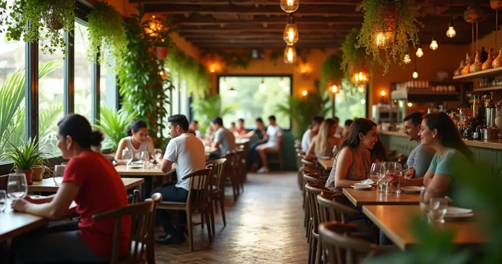 18 Ideias de Decoração de Restaurante com Plantas que Aumentam Seu Faturamento