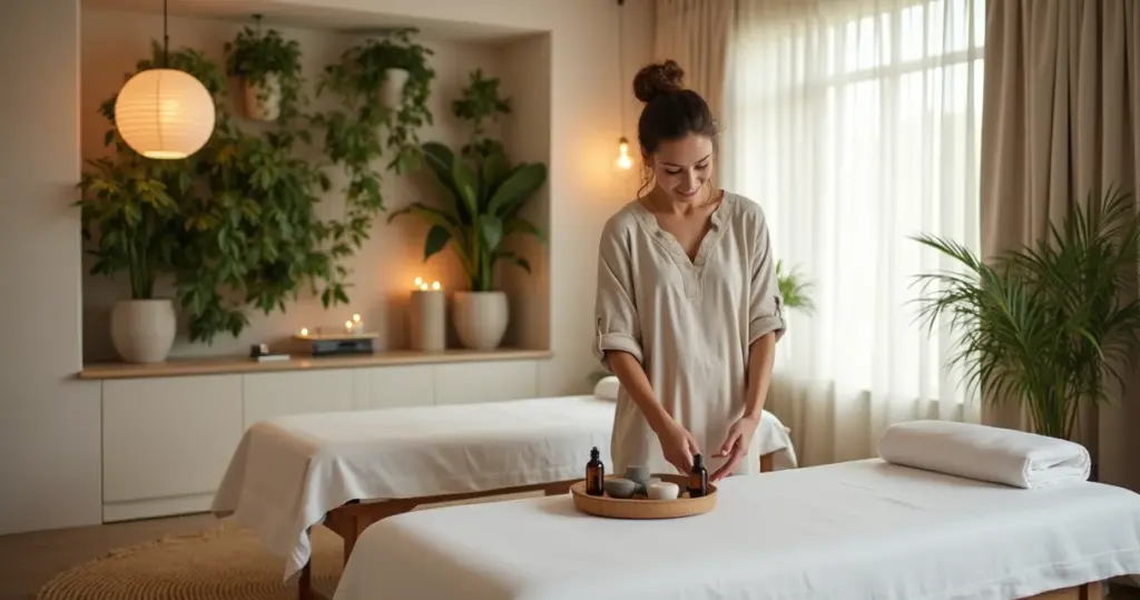 13 Ideias de Decoração de Sala de Massoterapia que Acalmam Antes da Massagem