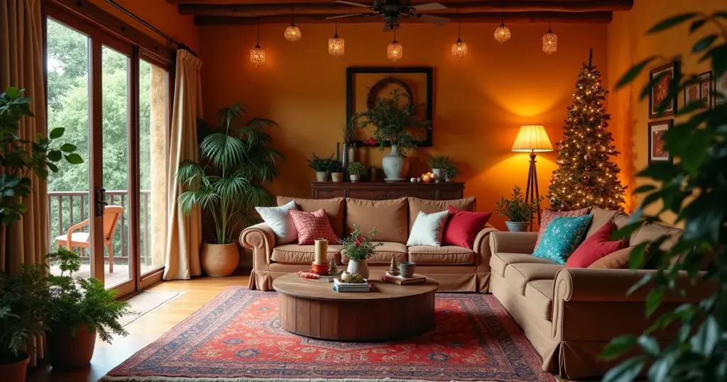 27 Ideias de Decoração de Sala para o Natal que Criam Aconchego de Verdade