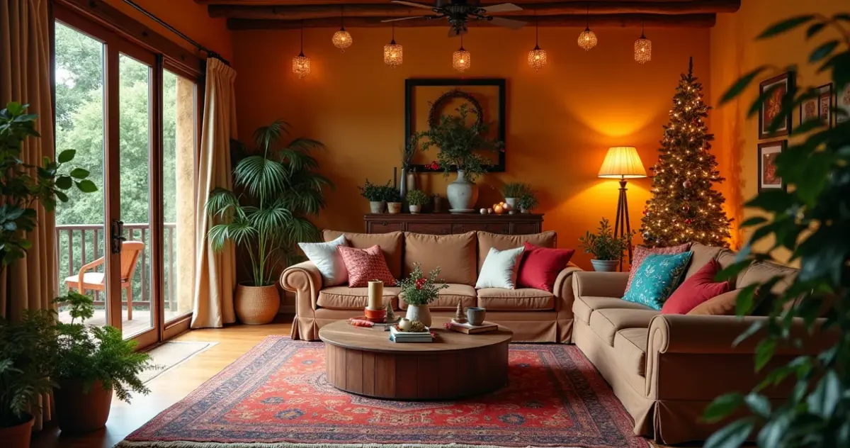 27 Ideias de Decoração de Sala para o Natal que Criam Aconchego de Verdade
