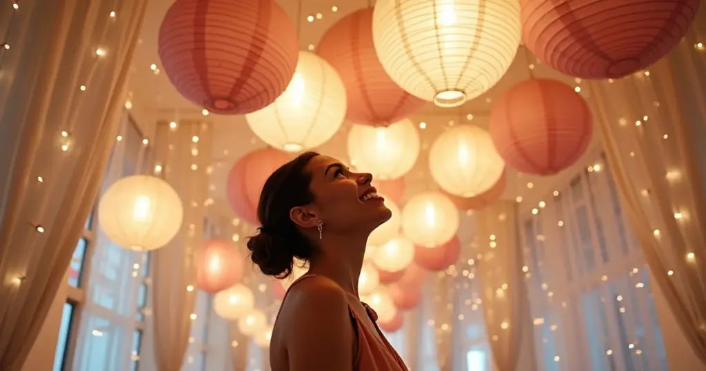 52 Ideias de Decoração de Teto Festa que Transformam Qualquer Evento