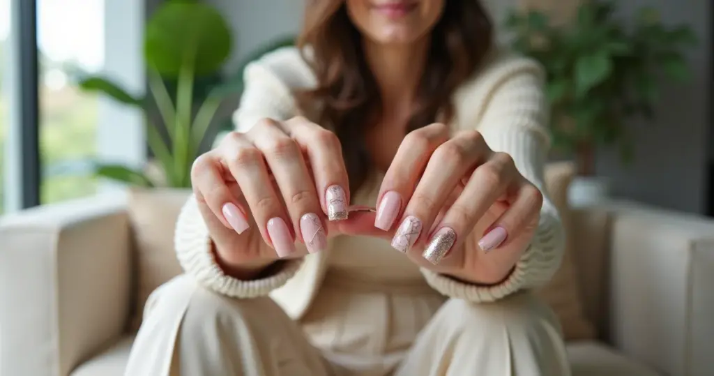 18 Ideias de Decoração de Unha em Gel Quadrada que Duram 21 Dias